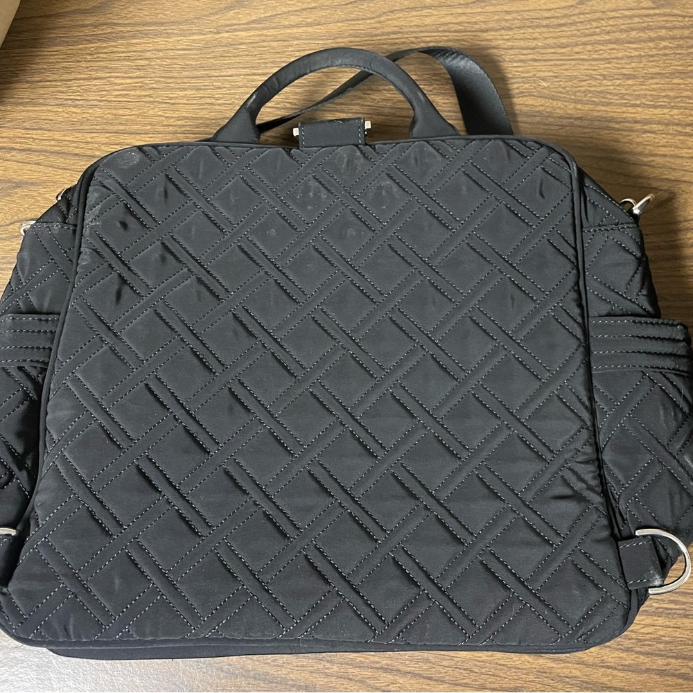 Vera Bradley Black Quilted Diaper Bag - Picture 2 of 4